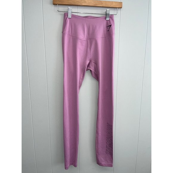 Purple Gymshark Training Graphic High Waisted Women's Leggings Size Small - Picture 6 of 12
